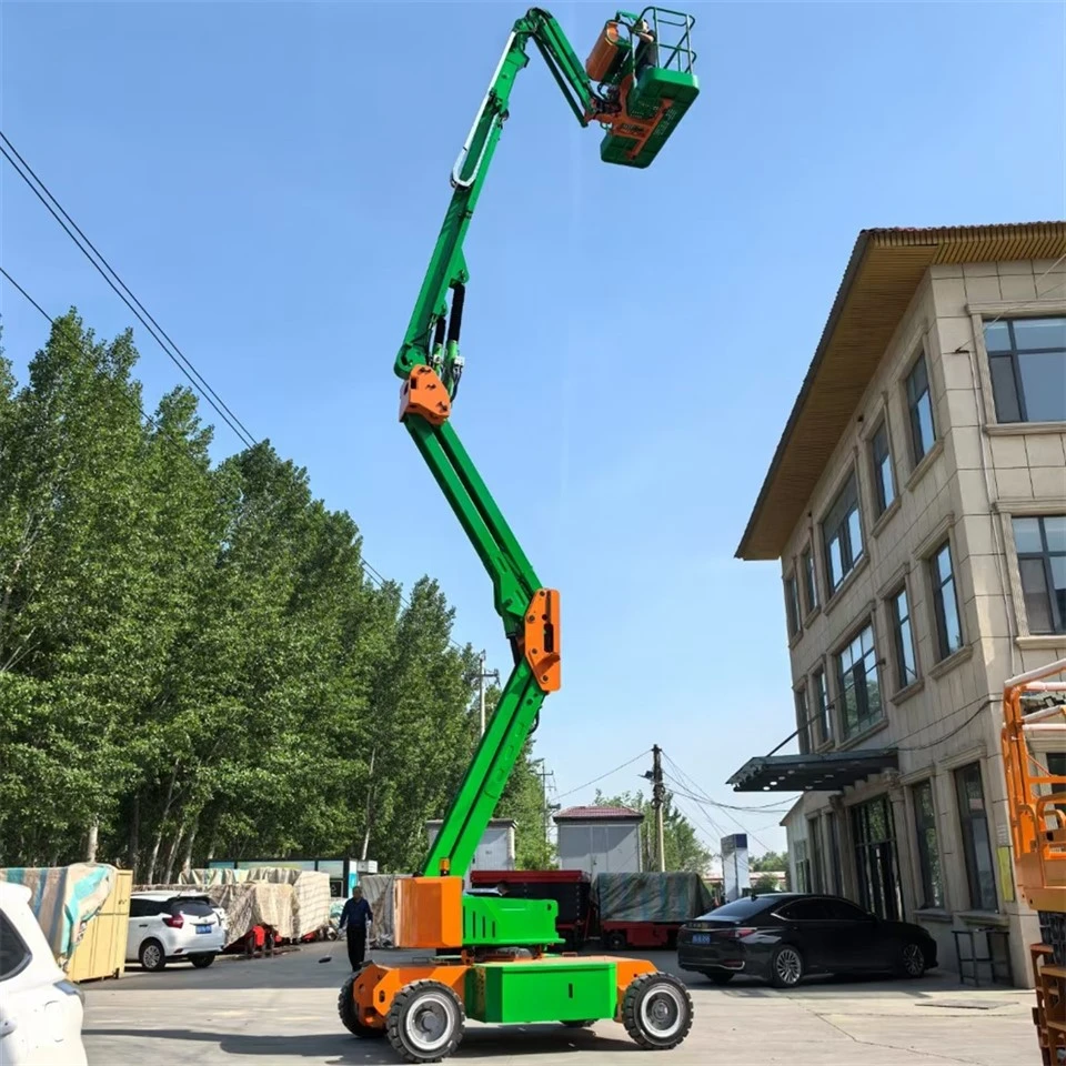 360-Grad-Drehtisch mit Gelenkausleger